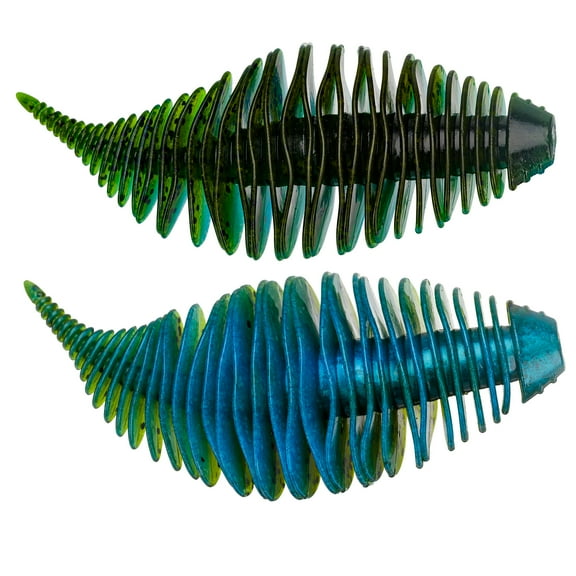 THKFISH Soft Swimbait Soft Plastic Fishing Lures Bass Lures Swim Baits Lures for Bass Fishing Worms Fishing Bait for Bass Trout Walleye Color 3-L# 3.94in*5pcs