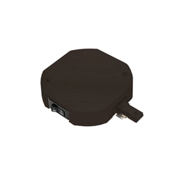 THL-HLE-1/2A-DB WAC Limited Accessory - 6.57 Inch 0.5A H Track Live End Connector Current Limiter with Switch-Dark Bronze Finish