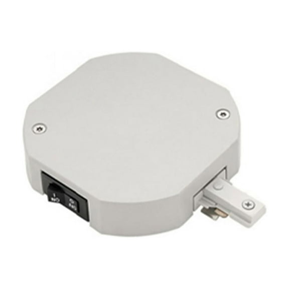 THL-HLE-1A-WT WAC Limited Accessory - 5.13 Inch Single End Track Limiter - 1Amp-White Finish