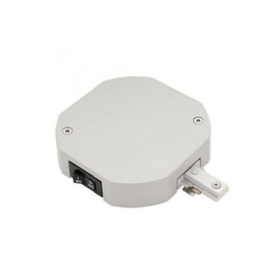 THL-HLE-1A-WT WAC Limited Accessory - 5.13 Inch Single End Track Limiter - 1Amp-White Finish