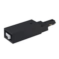 thumbnail image 1 of THL-HLES-2A-BK-WAC Limited-Accessory - 2.5 Inch 2.5A H Track Slim Live End Connector Current Limiter with Switch-Black Finish, 1 of 5