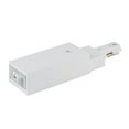 thumbnail image 1 of THL-HLES-2A-WT-WAC Limited-Accessory - 2.5 Inch 2.5A H Track Slim Live End Connector Current Limiter with Switch-White Finish, 1 of 5