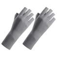 thumbnail image 1 of THLKIF 1 Pairs Sun Protection UV Gloves for Women Fingerless Hand UV Protection Glove for Gel Manicures Summer Driving Biking Grey, 1 of 6