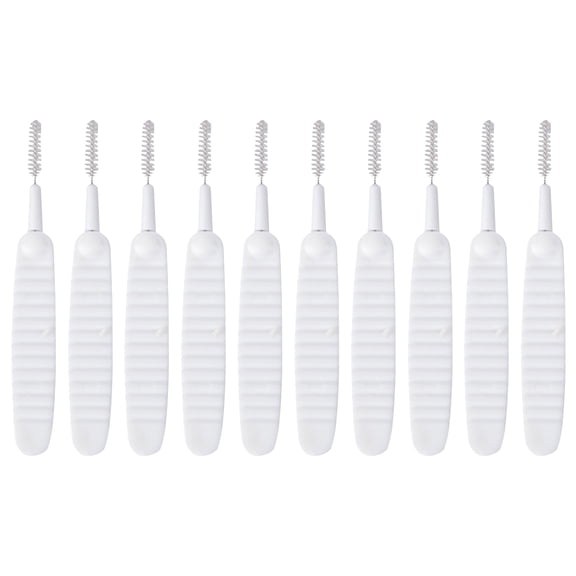 THLKIF 10 Pieces Mini Shower Head Cleaning Brush Multifunctional Gap Hole Anti-Clogging Nylon Pore Gap Cleaning Brush for Window Slot Phone Keyboard Car Vent Straw Bathroom Shower Cleaning Tool