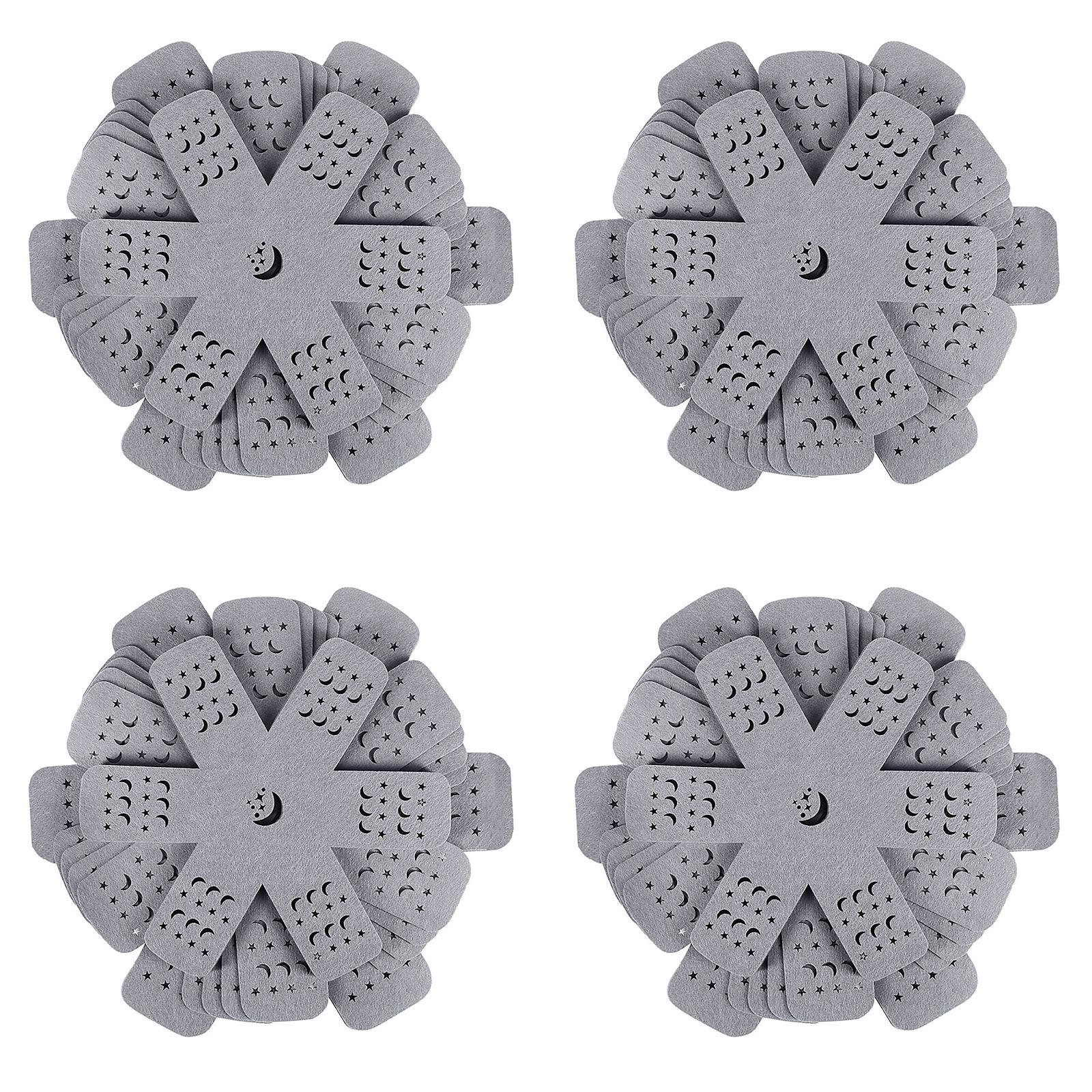 THLKIF 12-Pack Gray Silicone Pot & Pan Protectors (4 Sizes) | Non-Slip ...