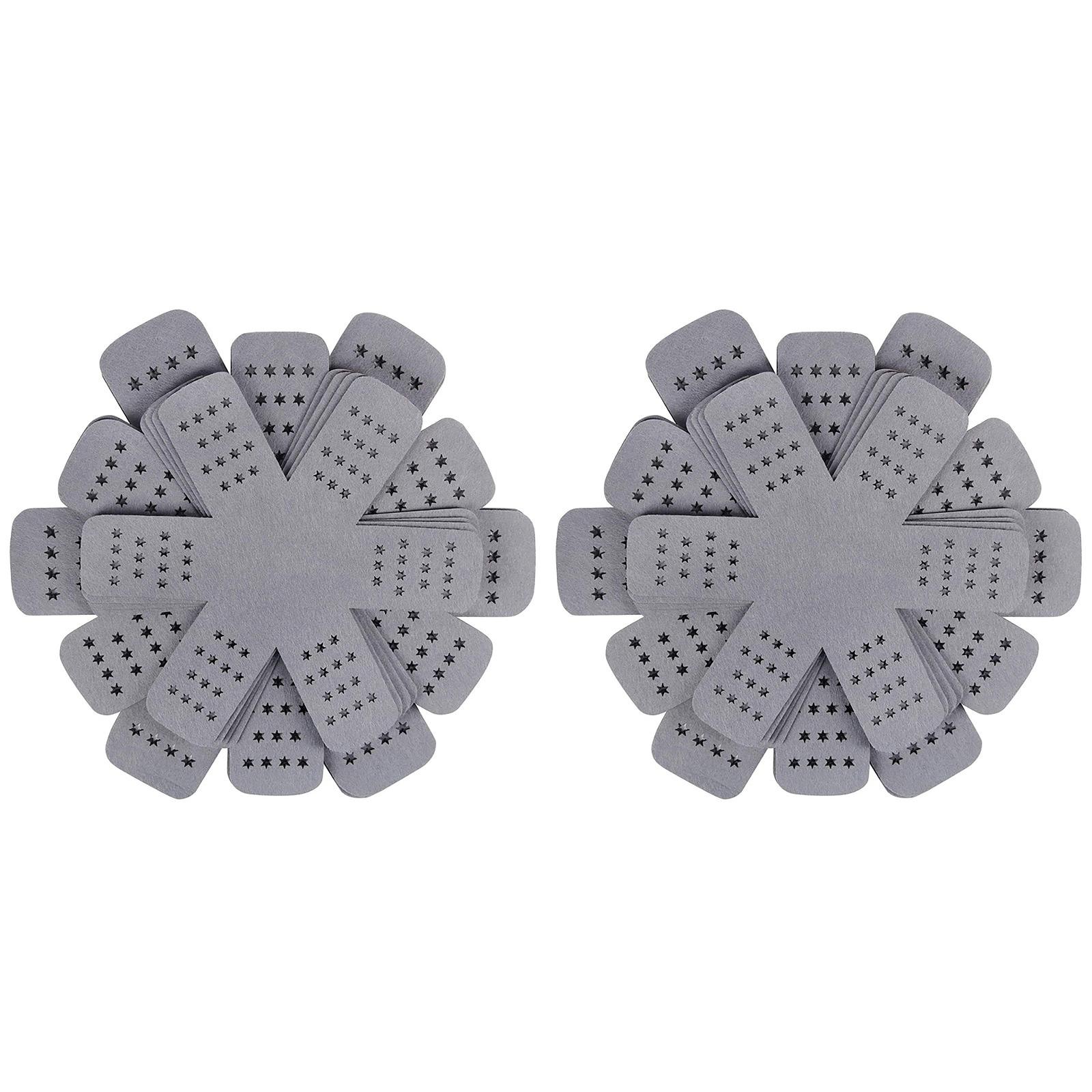THLKIF 12-Pack Gray Silicone Pot & Pan Protectors (4 Sizes) | Non-Slip ...