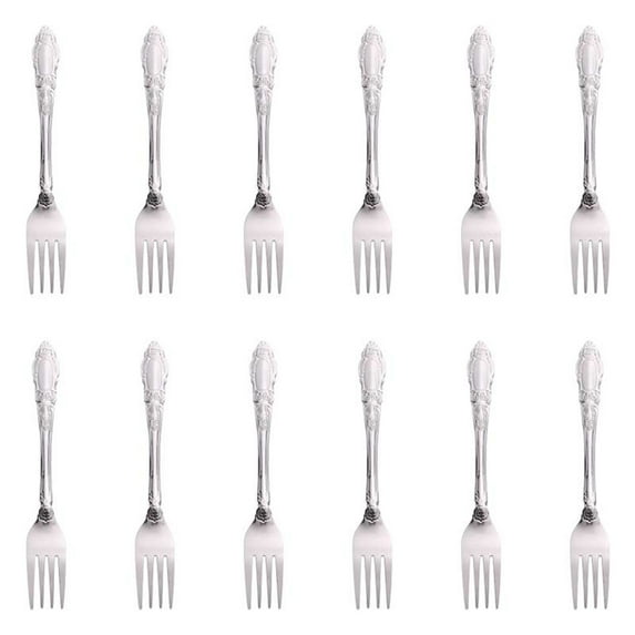 THLKIF 12 Piece Dinner Forks Set, Food-Grade Stainless Steel Forks Silverware, Cutlery Fork, Salad Fork, Metal Forks for Home, Kitchen or Restaurant, Mirror Polished, Dishwasher Safe ﻿