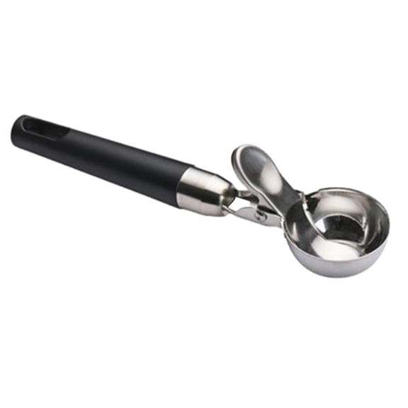 THLKIF 3.25 OZ Portion Scoop, 12 Disher Scooper (6.5 Tbsp), Large Cookie Scoop with Green/Black Handle, Perfect for Portion Control, Cookie Dough, Cupcake Batter and Ice Cream