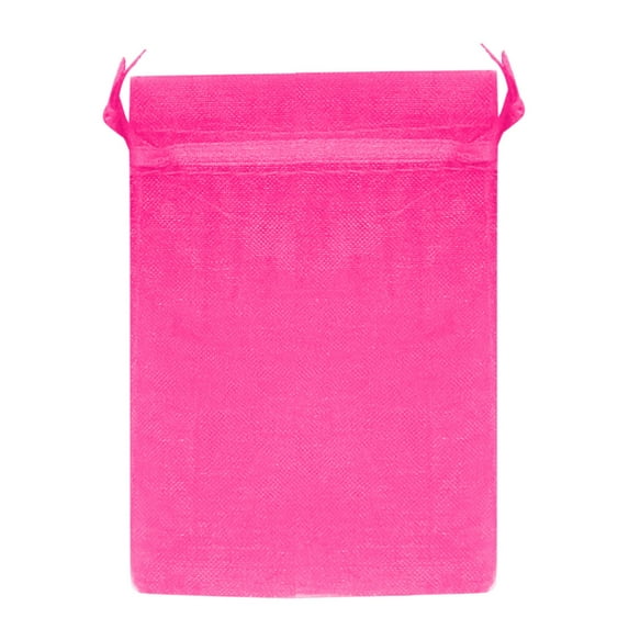 THLKIF 30 Pack Pink Organza Bags 2.75 x 3.54 inch, Premium Mesh Gift Bags Drawstring, Small Organza Gift Bags for Candy Jewelry Wedding Party Favor, Cute Bag for Valentine Gifts