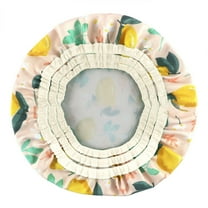 THLKIF 3Pcs Bowl Covers, 3 Size Elastic Food Storage Container Cover Reusable Bread Bowl Covers Cotton Cloth Dish Covers Fabric Food Covers for Home Kitchen Food Fruits Leftover