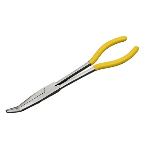 THLKIF 5 Types Car High Voltage Line Pliers, Manual Cutting Hand Tool with Long Pointed, Straight and Curved Heads, Professional Repair Pliers for Automotive Maintenance Use