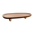 thumbnail image 1 of THLKIF Acacia Wood Riser for Decor, 6" Small Wood Pedestal Display Stands for Kitchen Counter, Rustic Wooden Tray for Bathroom Counter, Tabletop Centerpieces, Entry Table, Farmhouse Decor, 1 of 9