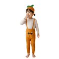 THLKIF Baby Overalls Set Ribbed Pumpkin Face Embroidery Suspender Pants ...