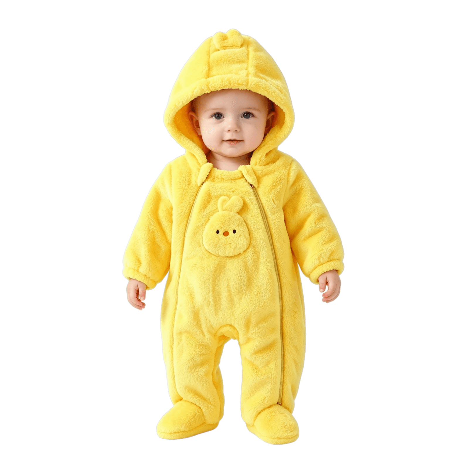 THLKIF Chick Romper for Baby Animal Hooded Jumpsuit for Girl Boy Warm ...