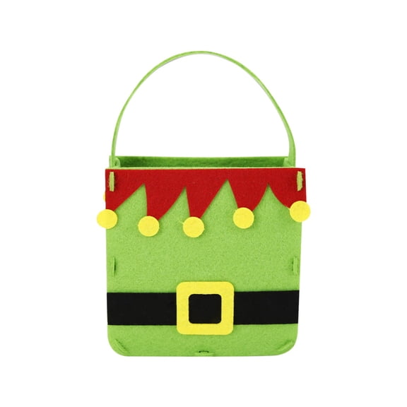 THLKIF Christmas Gift Doll Bags, Christmas Knitted Doll Gift Bags, Santa Snowman Deer Doll Storage Bag, Christmas Gift Bags for Children Holiday Parties Teachers Decorations