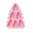 thumbnail image 1 of THLKIF Christmas Silicone Cookie Molds, Set of Holiday Chocolate, Candy, and Butter Molds with Christmas Tree Design, for Baking, Wax Melts, and Gummy Treats, 1 of 6