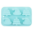 thumbnail image 1 of THLKIF Christmas Tree Hats Silicone Molds for Soap Chocolate Candy Cake Cocoa Bomb Bath Bomb Ice Candle Food, 3D Xmas Themed Treat Baking & Freezing Tray, 1 of 4