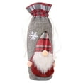 thumbnail image 1 of THLKIF Christmas Wine Bottle Gift Bags, Reusable Drawstring Bags with 3D Doll Designs, Merry Christmas Themed Decor for Holiday Parties, Festive Gift Giving, 1 of 9