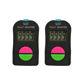THLKIF Digital Hand Held Electronic Tally Counter, Portable Manual Clicker Counter for Gym, Inventory, People Counting, Sports Training and Daily Counting Use