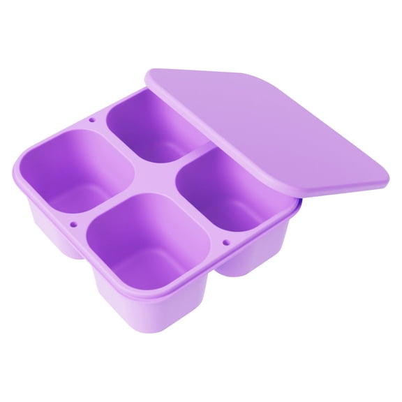 THLKIF Divided Compartments Snack Containers Bento Wheat Straw Snack Box with Lid Reusable Meal Prep Lunch Box Food Storage Containers for Adults Christmas Travel Work Gifts