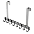 thumbnail image 1 of THLKIF Over The Door Hooks, Sturdy Door Hanger, Large Over The Door Towel Rack with 8 Hooks, Heavy Duty Easy to Install, for Bathroom, Bedroom，Kitchen，Hanging Towels, Coats, 1 of 6