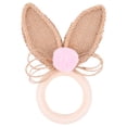thumbnail image 1 of THLKIF Easter Bunny Napkin Rings, Golden Rabbit Ear Napkin Rings Holder Metal Round Serviette Rings Cute Easter Napkin Buckle Dining Table Decoration for Easter Dinner Weddings Party, 1 of 6