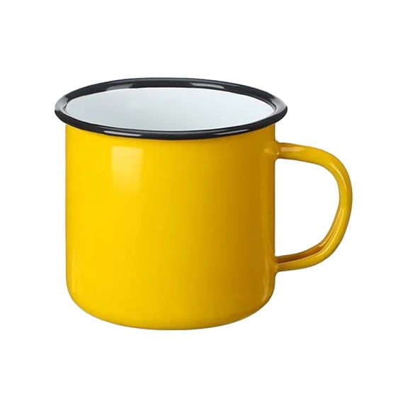 THLKIF Enamel Camping Mugs Bulk 12 oz Portable Coffee Cups Colored Campfire Mugs Vintage Drinking Cups with Handle for Coffee Home Office Camping Picnic Travel Indoor and Outdoor
