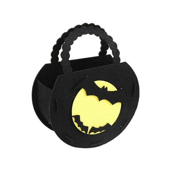 THLKIF Halloween Decorations, Halloween Trick Or Bags Bat Pumpkin Halloween Bags for Kids Halloween Bag Halloween Bag Halloween Bag Halloween Buckets Halloween Baskets Halloween Party