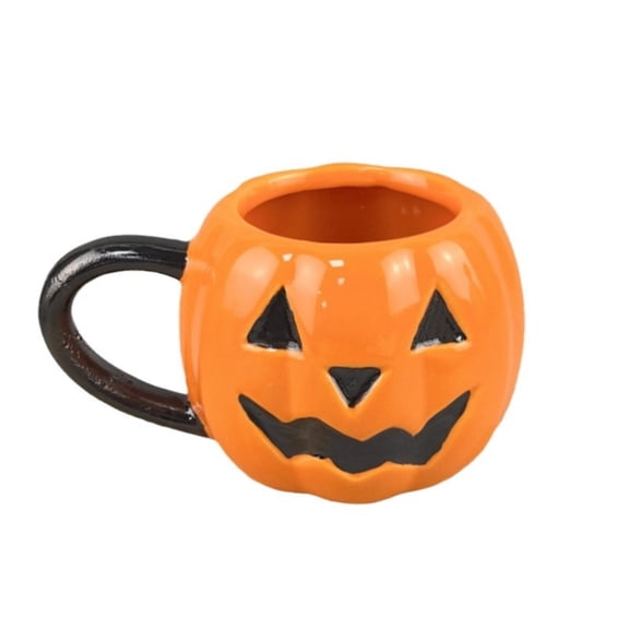 THLKIF Halloween Ghost Coffee Mug - Cute Ceramic Ghost Pattern Ghostface Mug Coffee Cup Halloween Accessories Birthday Gifts for Kids Adults