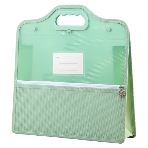 THLKIF High-Capacity File Holder Bag Document Organizer Tote Bag for Men Women's Pp Material Water-Resistant for Bank Staff,File Folders File Organizer with Labels Expanding File Vertical ﻿