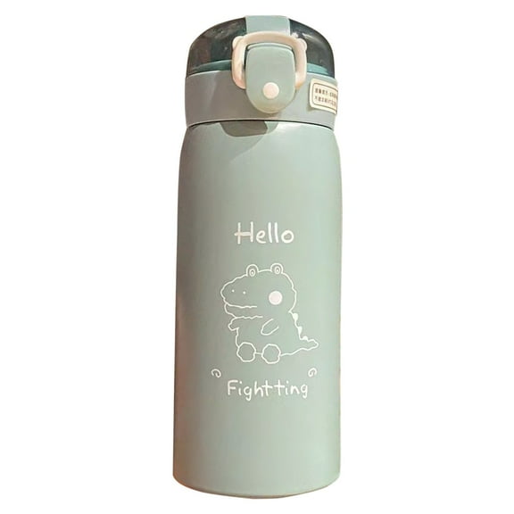THLKIF Insulated Water Bottle, 17oz Stainless Steel Leak-Proof Bottle with Locking Spout Cover, for Sports, Camping, and Travel, Keeps Temperature, 500ml