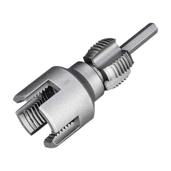 THLKIF Integrated Internal & External Pipe Threading Tool, Hexagonal Water Pipe Inner Hole Opener Drill, Multi‑Purpose Plumbing Hand Tool for Household Water Pipe Drilling & Threading Installation