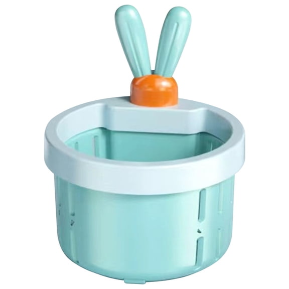 THLKIF Liftable Bunny Ears Sink Filter Basket Kitchen Sink Drain Strainer,To Dump Kitchen Filter Basket 3 Inch Collector with One Lifting Stopper Multifunctional Waste Catcher for Home