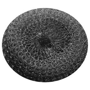 THLKIF Long Handle Steel Wool Scrubber,Stainless Steel Pot & Pan Scrubber with Replaceable Scouring Ball,Heavy Duty Cast Iron Cleaner for Skillets,Griddles & Cookware 
