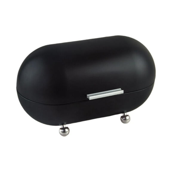 THLKIF Metal Bread Box Bin, Multi-Purpose Storage Container for Bread, Pastry, Kitchen Pantry Organizer, Countertop Saver, 13.38 x 7.48 x 7.87 Inch