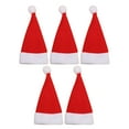 thumbnail image 1 of THLKIF Mini Santa Hats for Crafts, Wine Bottle Covers, and Lollipop Toppers, Festive Candy Hats for Xmas Party Table Decor, Christmas Dinner Centerpieces, and Holiday Crafting, 1 of 1