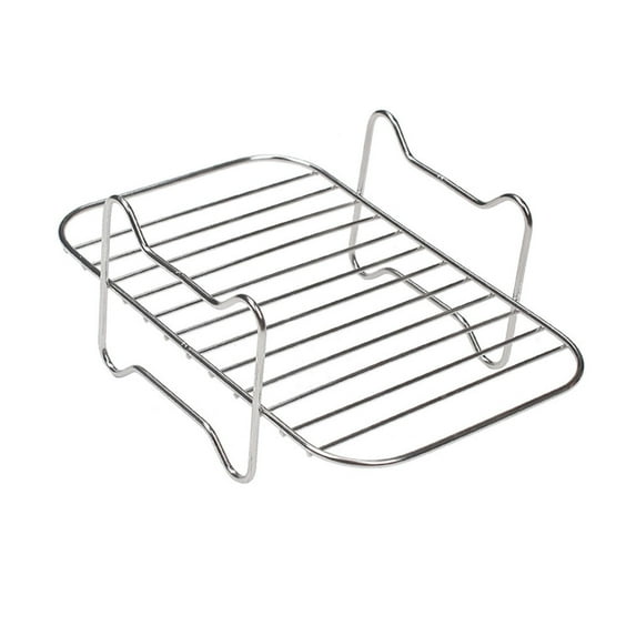 THLKIF Multi-Layer Stainless Steel Grill Rack, Square Stackable Dehydrator Rack, Air Fryer Accessory for Baking, Roasting, and Drying Food in Instant Pot and Ovens 