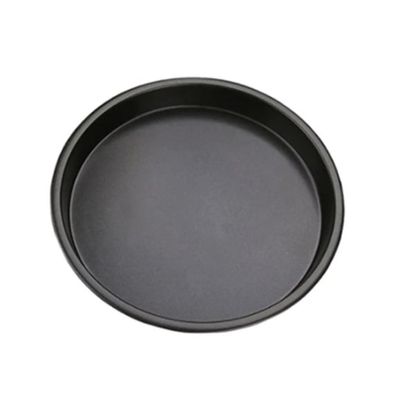 THLKIF Non-Stick Pizza-Pan Bakeware Carbon Steel Pizza-Plate Round Deep-Dish Pizza Pan Tray Mold Mould Baking Tools Pizza Pan 6/7/8/10 Inch (Size Optional Included One)