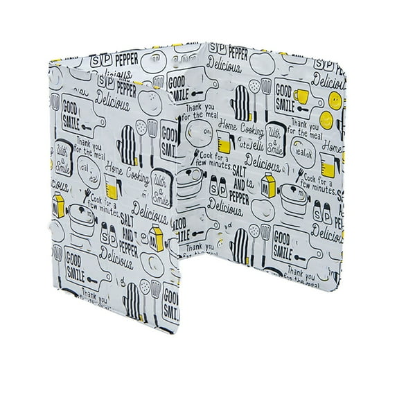 THLKIF Non Stick Splatter Guard for Stove Top, Aluminum Foil Foldable Cover, Oil Proof Baffle Plate for Frying Pan, Easy Clean Stove Screen Protector