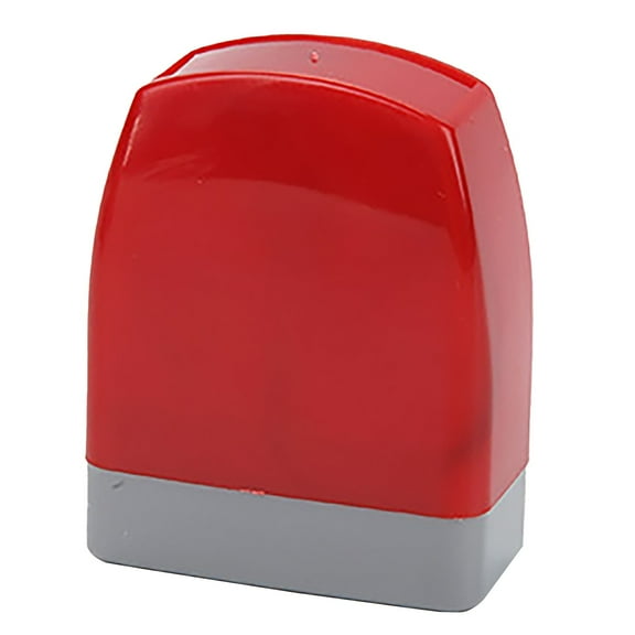 THLKIF Pre‑Inked Red Ink Notice Message Stamp, Refillable Self‑Inking Business Stamp for Efficient Office Document Marking and Daily Administrative Use