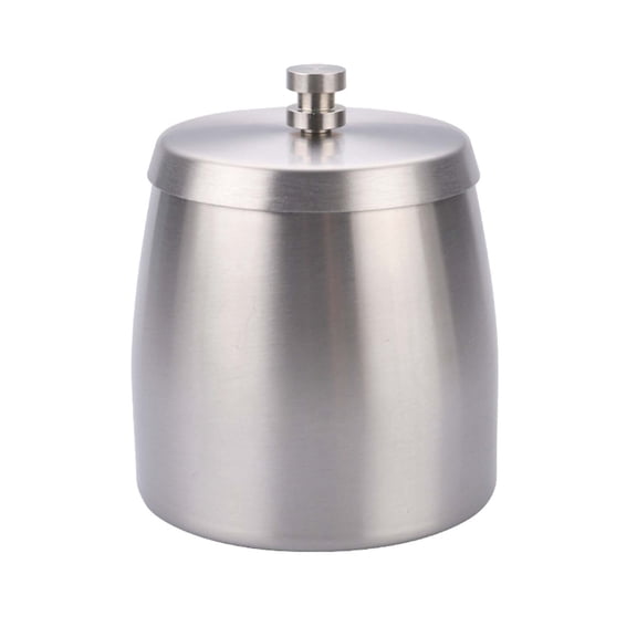 THLKIF Premium Rainproof Stainless Steel Cigar Ashtray, Durable Portable Design for Car Interior, Office Desktop and Daily Smoking Storage Use