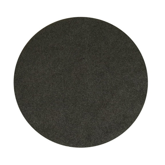 THLKIF Round Under Grill Mat, Two Sizes Large Black, 36 and 27 Inch Diameter, Fireproof Kitchen Cooking Floor Mat for Outdoor Use, Home, BBQ, Heat Resistant, Easy Clean