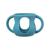 THLKIF Shockproof Silicone Baby Bottle Holder with Easy-Grip Design, Anti-Slip Feeding Accessory for Infants - BPA-Free Drop Protection for Glass Bottles, Pacifiers, Travel & Home Use