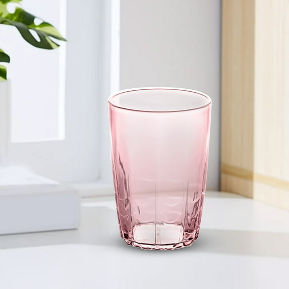 THLKIF Stackable PC Plastic Cups, 14oz Heat-Resistant Tumblers for Tea and Coffee, Reusable Drinkware for Restaurants, Home Kitchens, and Daily Beverage Use, Durable Design