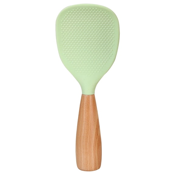 THLKIF Standing Silicone Rice Spoon Paddle, Rice and Potato Servers,Household Rice Shovel Heat Resistant Anti-Scalding Rice Scooper, Serving Spoons,Insulation Heat Spoons