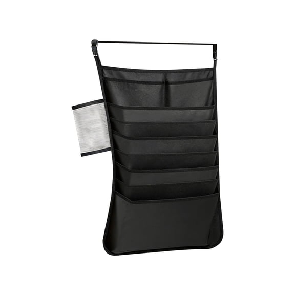THLKIF Students Desk Hanging Organizer - Side Mount Book Storage Bag, Oxford Cloth Pockets for Classroom, Large Capacity Holder for Binders, Files, Water Bottle & Pen