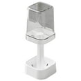 thumbnail image 1 of THLKIF Toothbrush Holder with Cup/Cover, 3 Slots Toothpaste Holder Stand for Bathroom Countertop Plastic Storage Organizer for Toothbrushes, Electric Toothbrushes, 1 of 9
