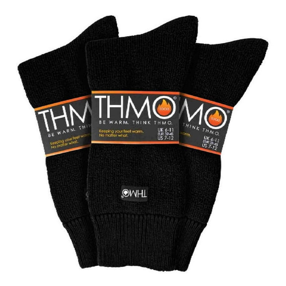 THMO - 3 Pack Multipack Mens Thick Winter Warm Socks with Comfort Top