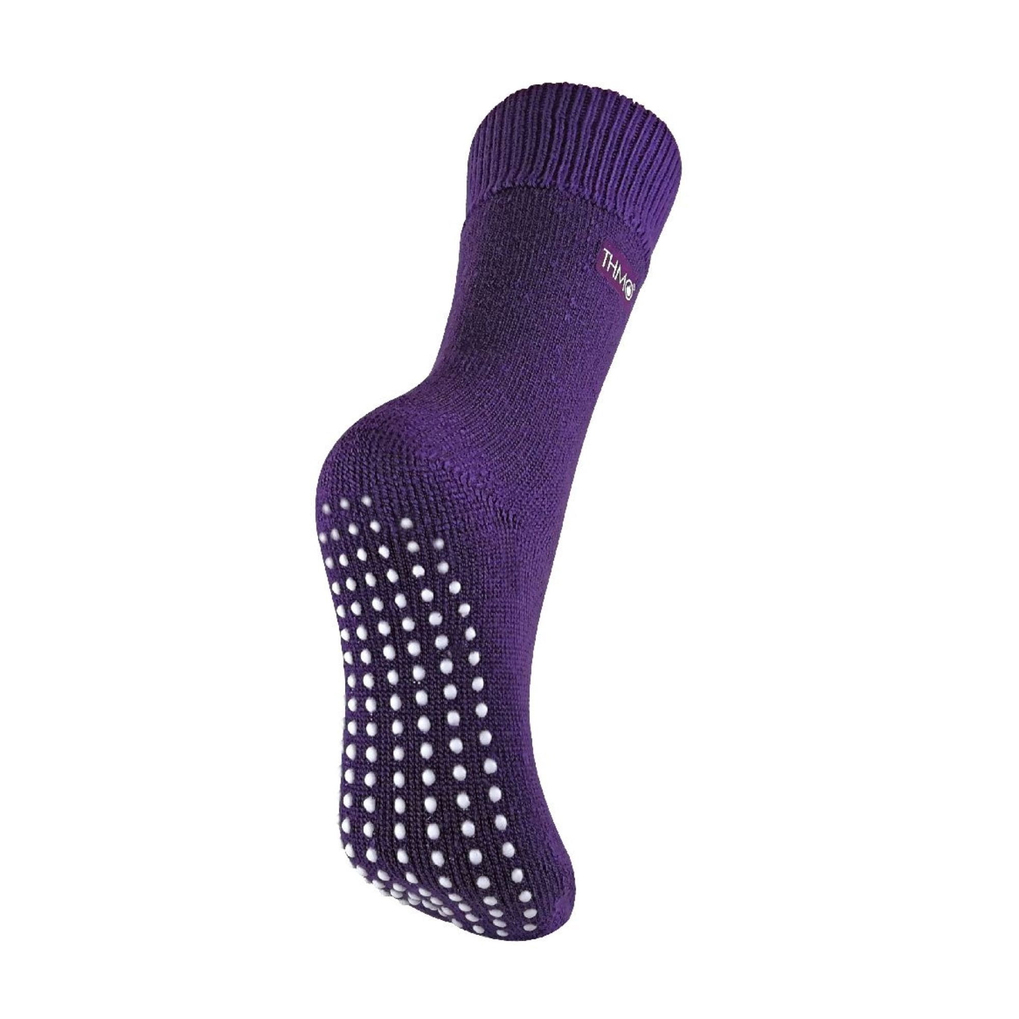 Heat Holders Ladies Chunky Thermal Slipper Socks - 2.3 Tog, Non-Slip Grips (UK 4-8)