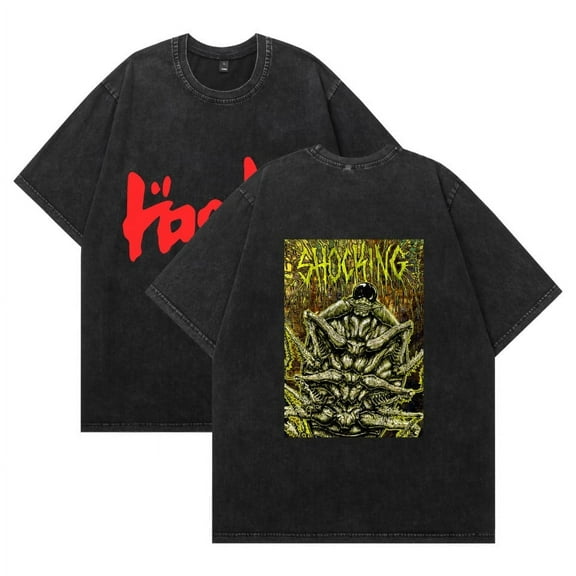 THNCLZX Anime Manga Dorohedoro T-Shirt Men/Women, Round Neck Short Sleeve Tee Shirt Summer Fun Clothing